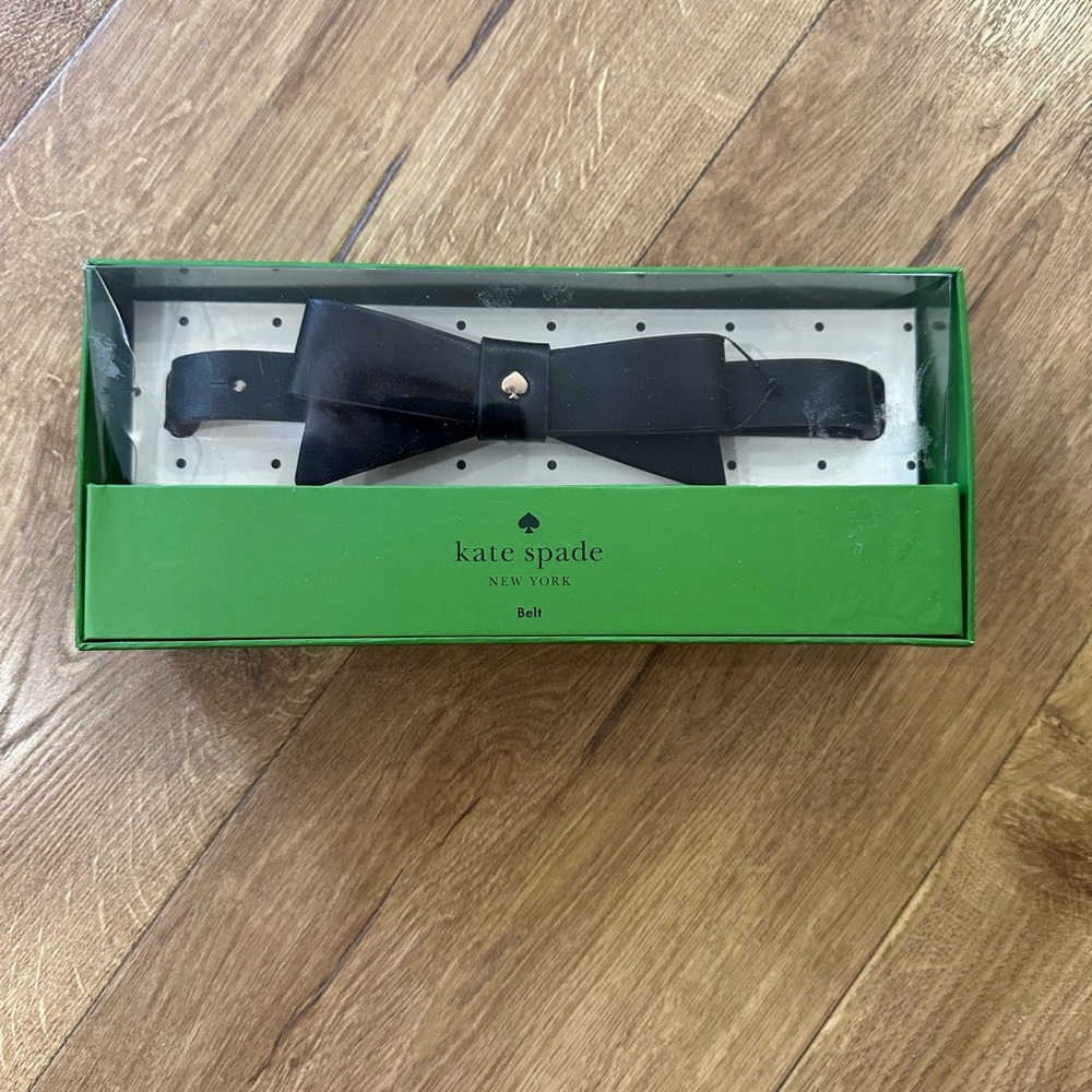 Kate Spade Black Bow Belt